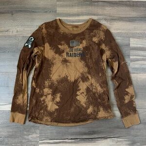 Nike NFL Las Vegas Raiders Women's Brown Salute to Service Long Sleeve Top Sz. L